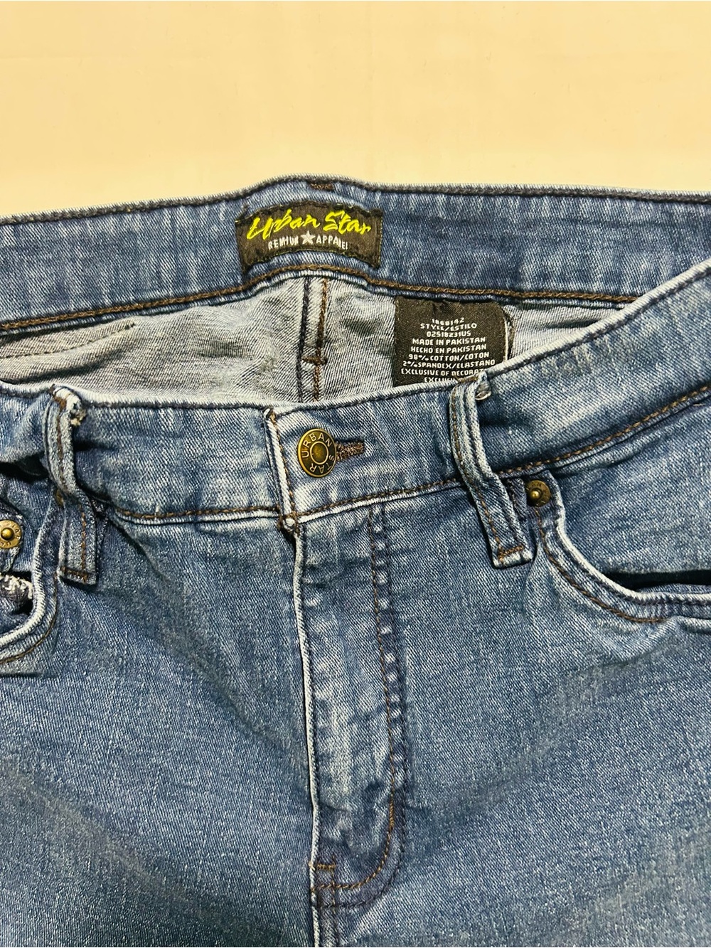 Urban Star Men's Blue Denim Jeans